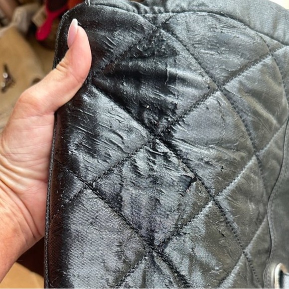 Chanel Paris Biarritz Tote PM Black Coated Canvas Leather Women's Tote B… - Picture 13 of 13